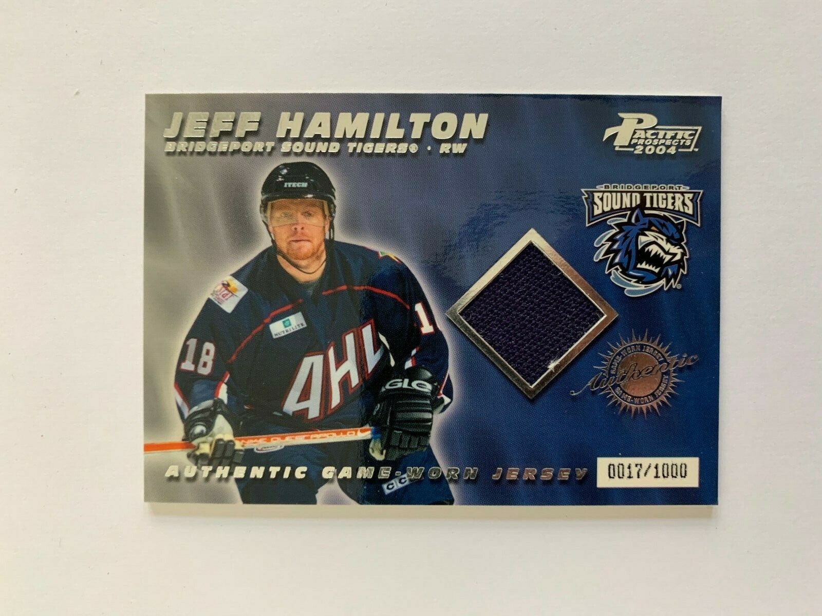 2003-04 Pacific AHL Prospects Jerseys #2 Jeff Hamilton 0017/1000
