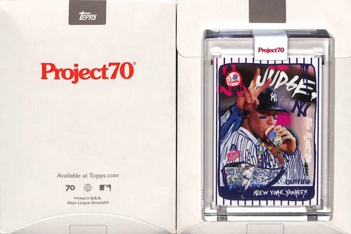 2021 TOPPS PROJECT 70 #58 1965 AARON JUDGE - NEW YORK YANKEES - GREGORY SIFF