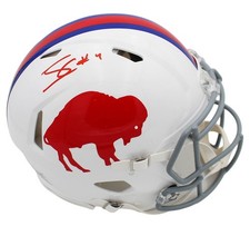 James Cook Signed Buffalo Bills Speed Authentic Throwback NFL Helmet