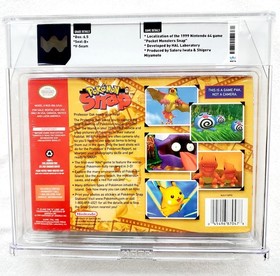 Factory Sealed N64 POKEMON SNAP WATA 6.5 B+ Nintendo 64 1999 VGA CGC Vtg RARE 👀