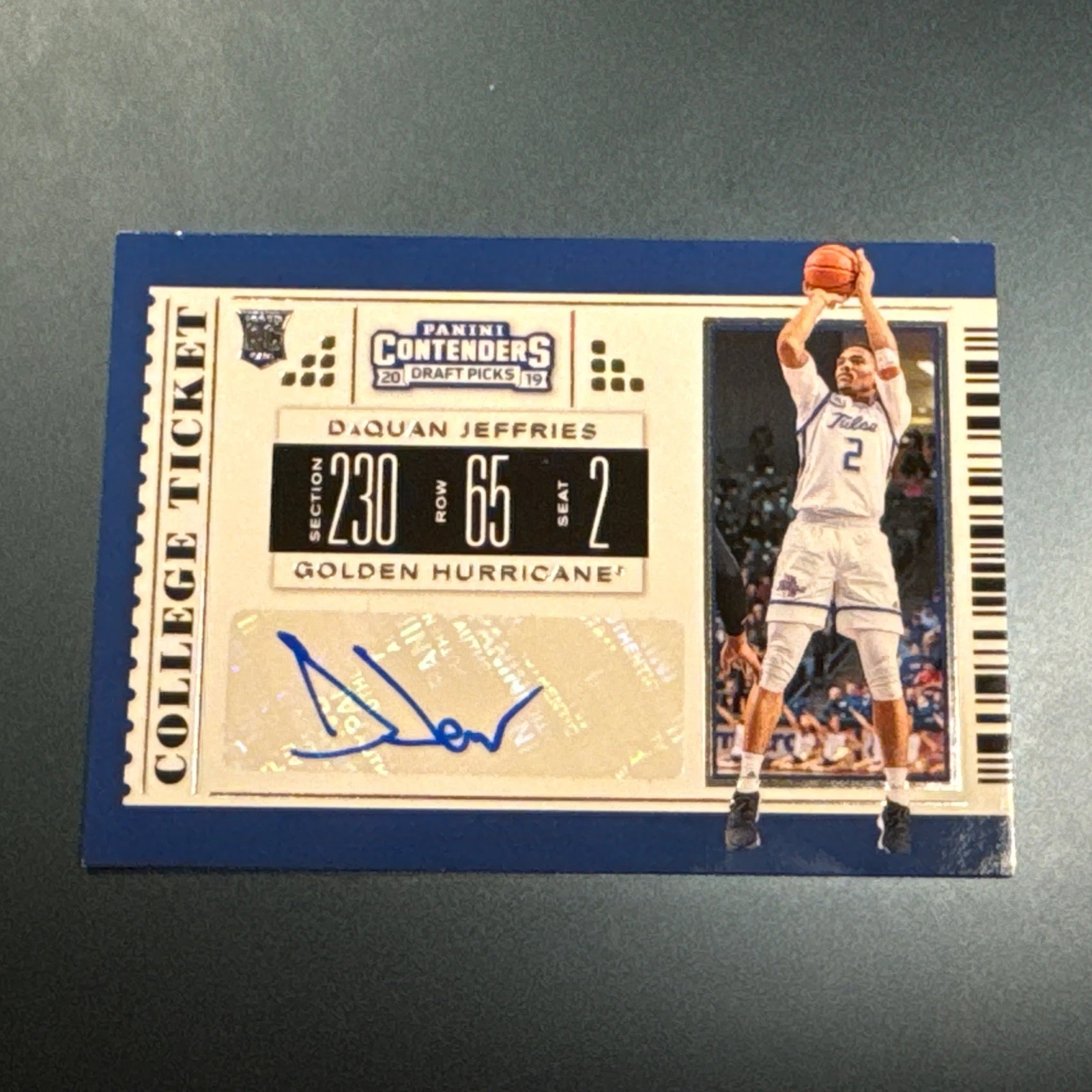 Daquan Jeffries trading card