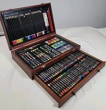 Art 101 156-Piece Artist’s Suite Painting &Drawing Set Crayons Color Pencils Art