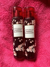 Bath Body Works Japanese Cherry Blossom Fine Fragrance Mist 8 oz 2-Pack