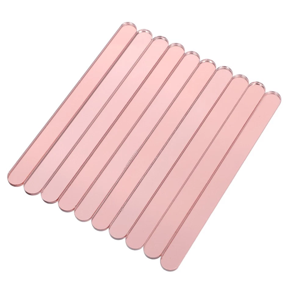  50 peças palitos de pirulito para comida cupcake acrílico picolé sorvete - Imagem 3 de 4