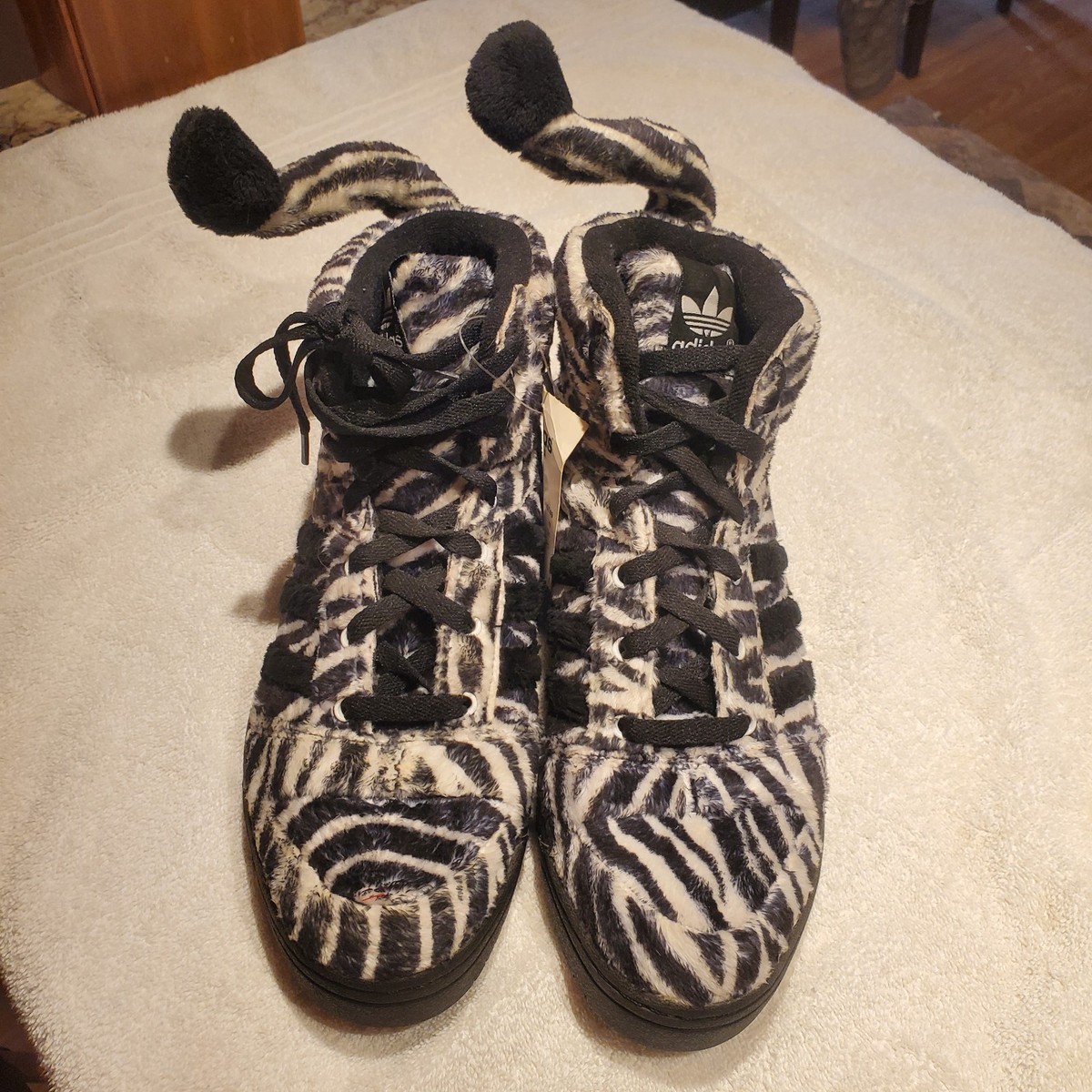  × Jeremy Scottゼブラ柄スニーカー27.5cm Adidas Jeremy Scott Zebra print M10.5 Rare | eBay