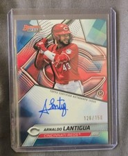 2025 Bowman’s Best Arnaldo Lantigua Auto Blue Refractor /150 Cincinnati Reds