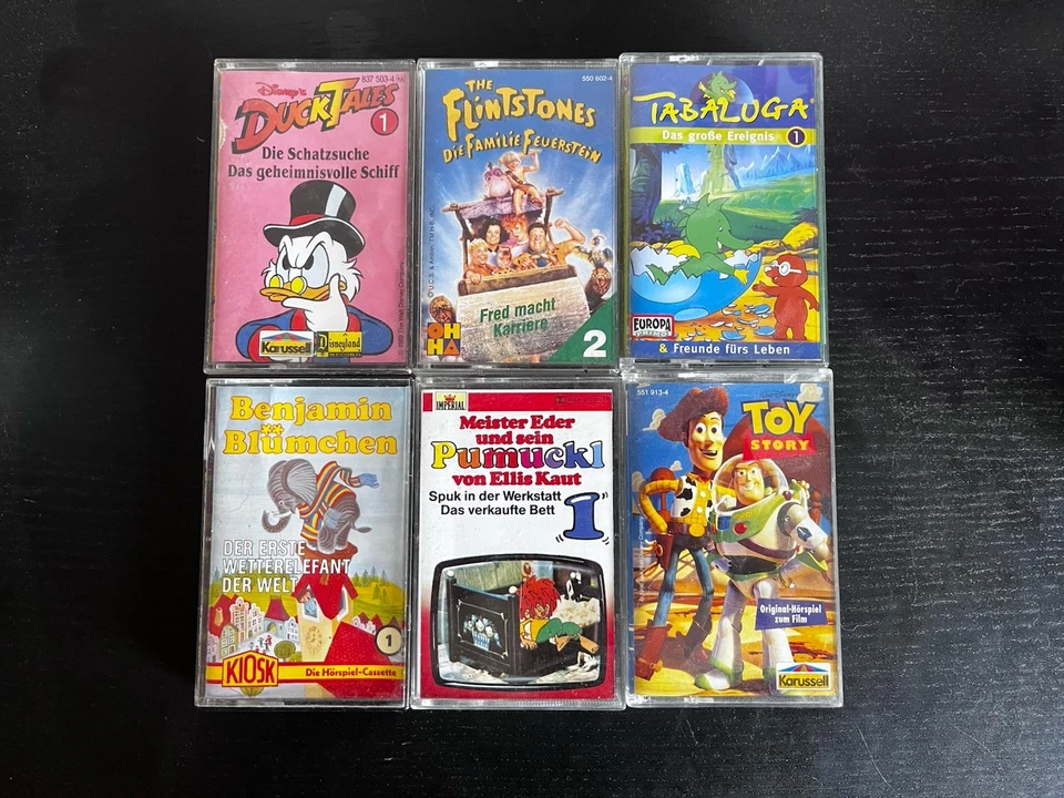 Kassetten / Duck Tales / Benjamin Blümchen / Pumuckl / Familie Feuerstein / 1/2 - Bild 1 von 4