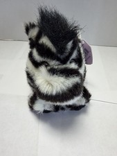 1997 Puffkins "ZACK" Black  White Striped Zebra Swibco