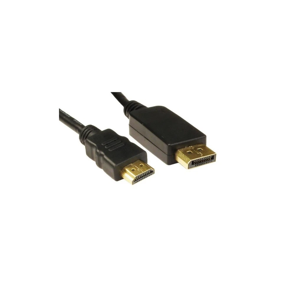 Câble DisplayPort DP vers HDMI mâle 1,8 m LCD PC HD TV portable AV Câble adaptat - Photo 3/4