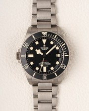 TUDOR Pelagos LHD 25610TNL Black Titanium Men’s Watch Box Papers Serviced 2026