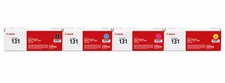 Canon 131 Genuine Toner Cartridge CMYK 4-Pack Original OEM New Sealed