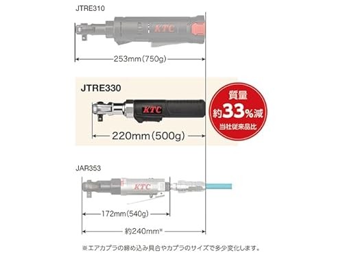 Ktc Rachet Set Kyoto Machine Tools KTC 9.5sq. Cordless Ratchet Wrench Set JTRE330 New ...
