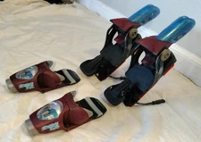 Rossignol SCRATCH 140 Axial ski bindings, 80mm brake, DIN 14, Look P14 Turntable