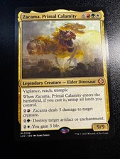 Zacama, Primal Calamity LP Mythic Regular Commander: Kist Caverbs if Ixalan MTG