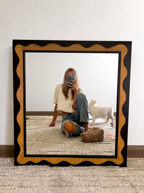 Hand Painted D.Grace Artiere Rory Mirror