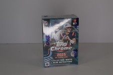 *IN HAND SEALED* 2025 Topps NFL Chrome Football Trading Card Value Box