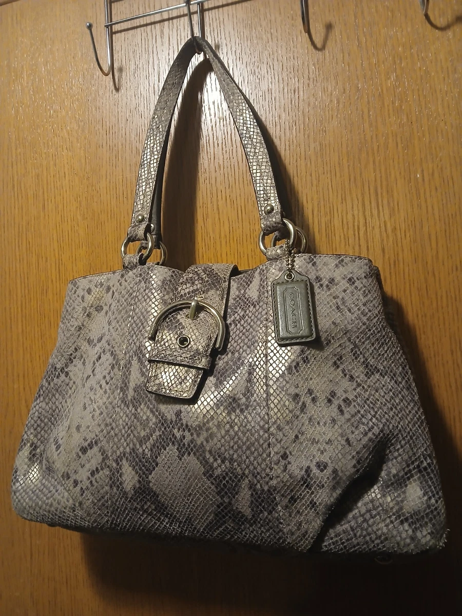 Coach Python Animal Print Bags & Handbags for Women for sale | eBay