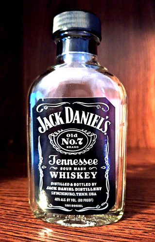 Jack Daniels Empty 100 ml Glass Bottle