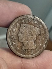 1851 Braided Hair Large Cent