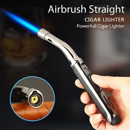 Butane Jet Adjustable Flame Torch Lighter Welding Windproof Refillable Gas