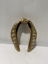 Gold Glitter Knotted Sparkling Headband