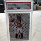 2024 PANINI PHOENIX CONTOURS BLUE #CONJDS JAYDEN DANIELS ROOKIE RC 18/50 PSA 9