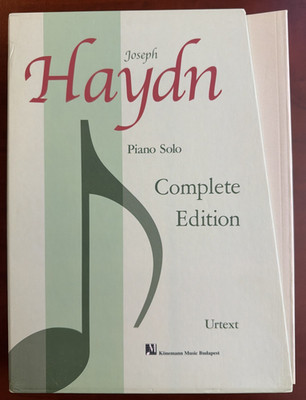 Joseph Haydn Complete Piano Solo Urtext 4 Vol Set Sonatas 1 2 3 Pieces Slipcase