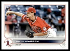 2022 Topps Austin Warren Rookie Los Angeles Angels #495