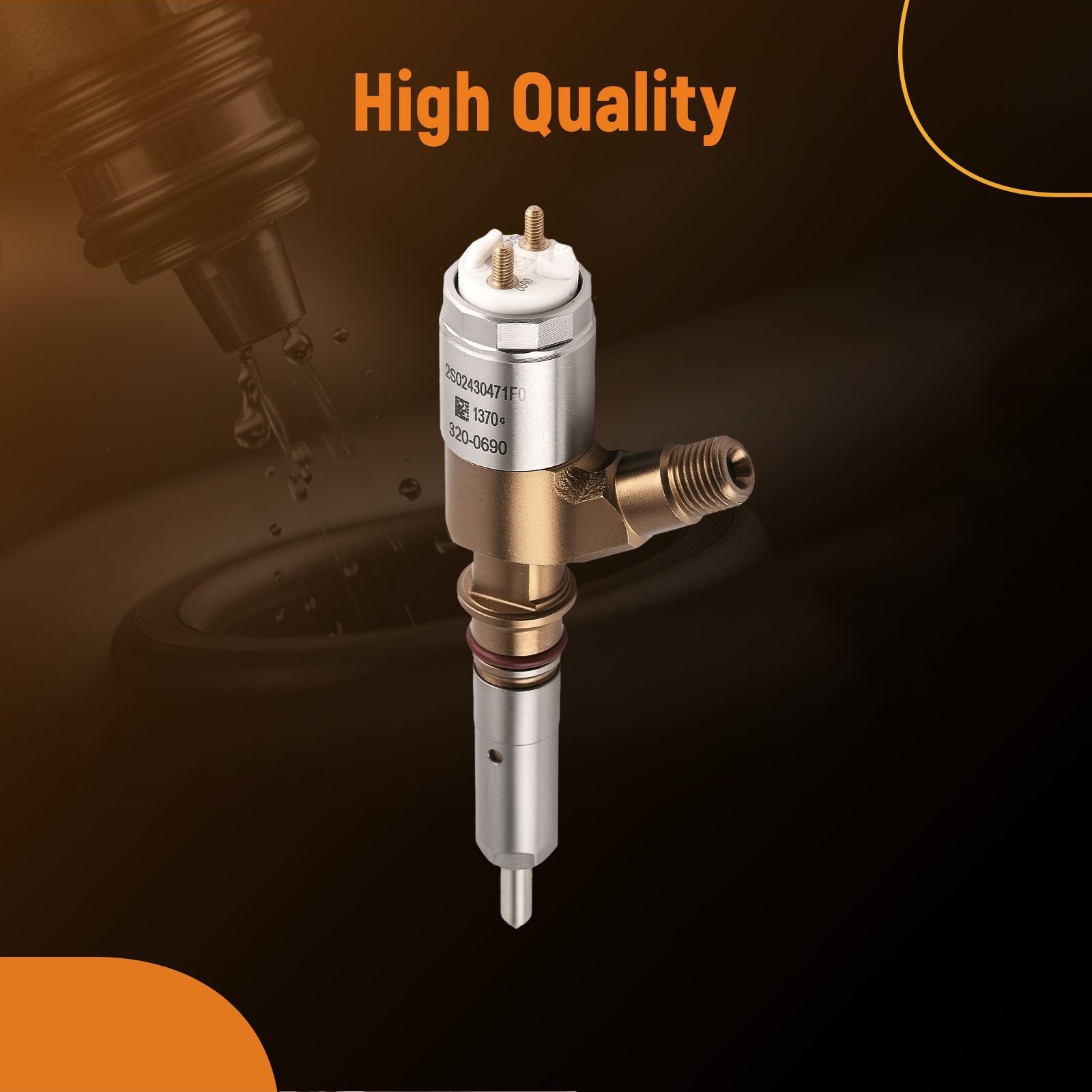 Diesel Injector Assembly for Caterpillar 320D FM 323D SA C6.4 3264700 thumbnail 4