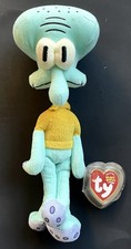 Vintage 2004 Spongebob Squarepants, Squidward Tentacles TY Beanie Baby  w/ Tags