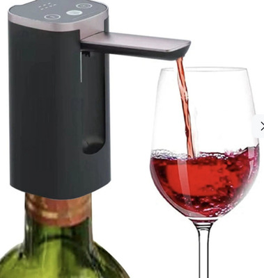 Electric Wine Dispenser Type-C Charging Food Grade Hoses Adjustable Output