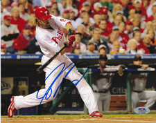 Jayson Werth Signed Philadelphia Phillies 8x10 Photo PSA 469