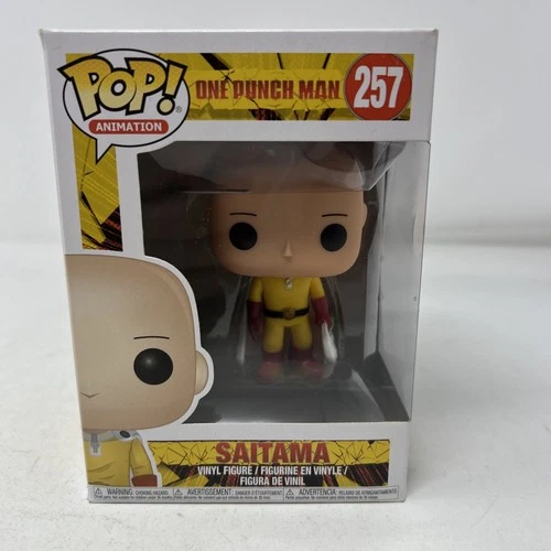 Funko Pop! Animation: One Punch Man Saitama #257 Vinyl Figure w/Protector