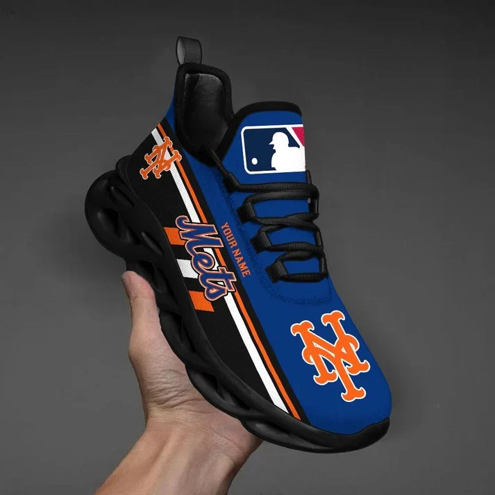 Personalized New York Baseball Team Metss Sneaker Max Soul Shoes For Adults