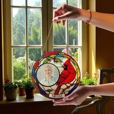 Personalized Mother Day Suncatcher Glass Custom Gift for Mom