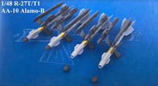 1/48 Scale R-27T/T1 AA-10 Alamo-B Missiles Resin Model Kit for Modern Jet Aircra