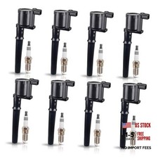 ENA Ignition Coil Pack and Platinum Spark Plugs Compatible with Ford Mustang
