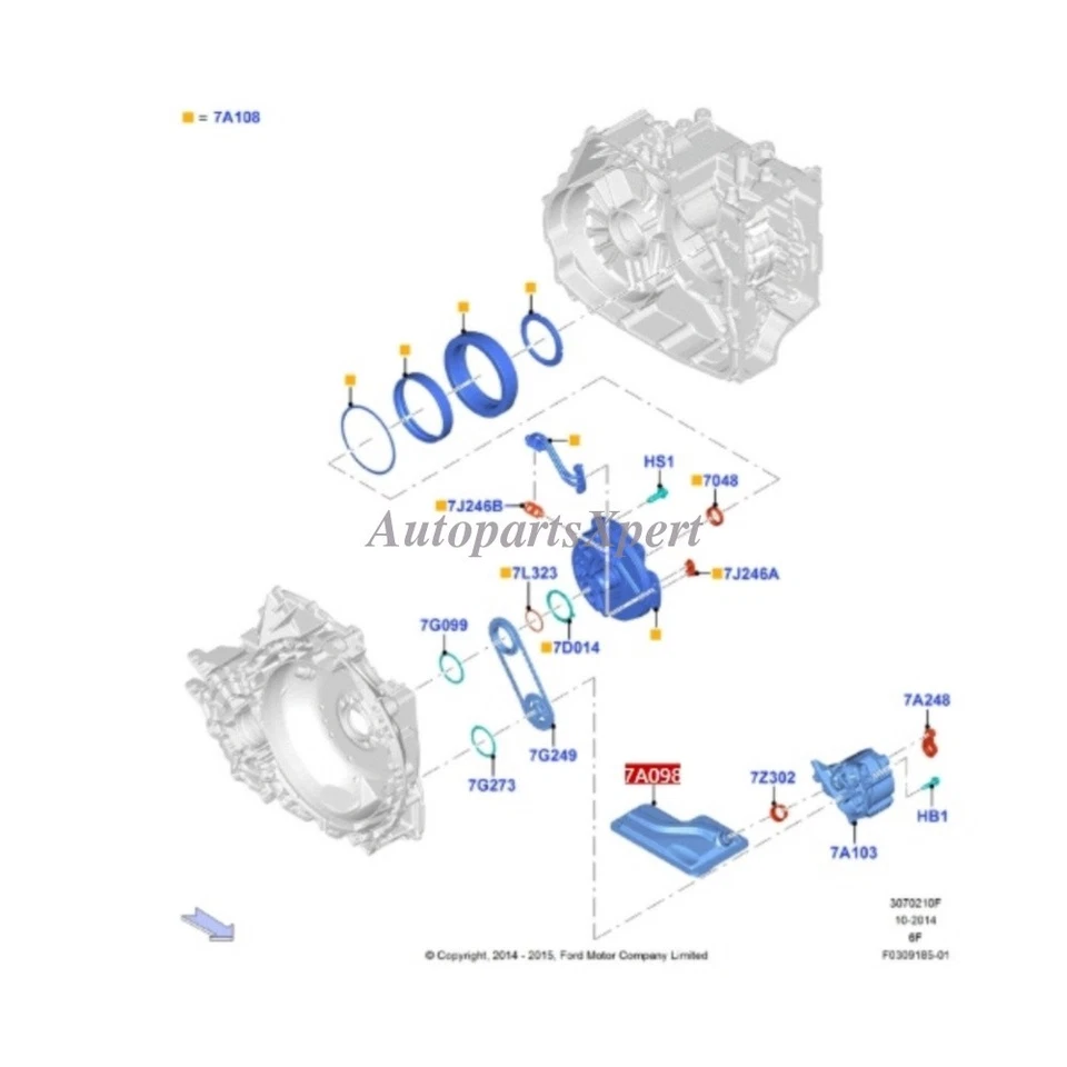 24223670 For FORD EXPLORER 2011-2019 TAURUS 2008-19 GM OEM Transmission Filter Foto 4 de 4