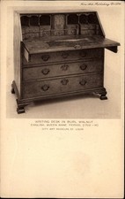 Writing Desk Queen Anne Period St Louis vintage postcard e729