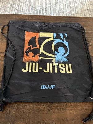 NEW IBJJF Jiu Jitsu Con Light Drawstring Backpack BJJ International Brazilian