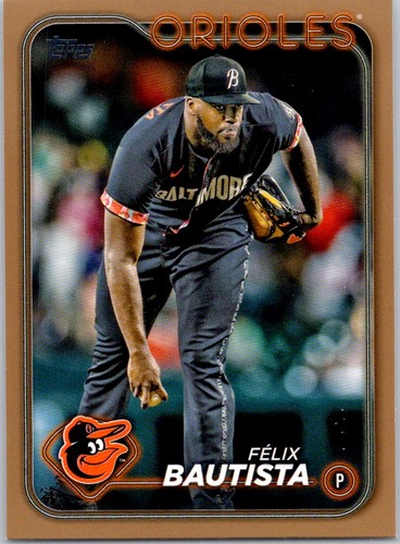 Felix Bautista [Gold] #45 2024 Topps card