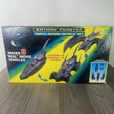 Batman Forever TRIPLE ACTION VEHICLE SET Batmobile 1996