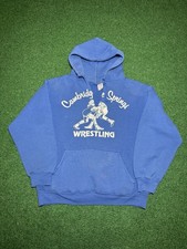Vintage Cambridge Devils 80s 90s Wrestling Mat Men 20x23 Youth Medium Hoodie