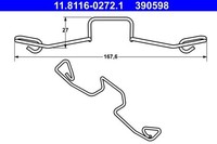 ATE Feder, Bremssattel 11.8116-0272.1 FüR Ford Seat VW