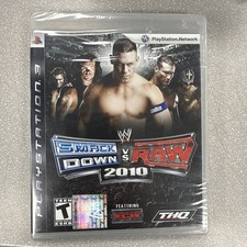 WWE SMACKDOWN VS RAW 2010 PLAYSTATION 3 PS3 SEALED NEVER OPENED