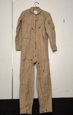 US Military Flight Suit Mens 36 Regular Flyers CWP-27/P USAF Coveralls Tan