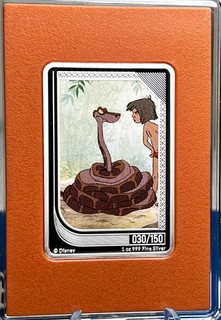 2024 Agoro DISNEY Classics Trading Coin KAA Jungle Book Topaz 1oz Silver COA #30