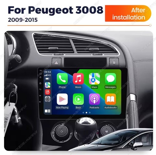 Peugeot 3008 2009-2015 Wireless CarPlay/Android Car Stereo 2+64GB...