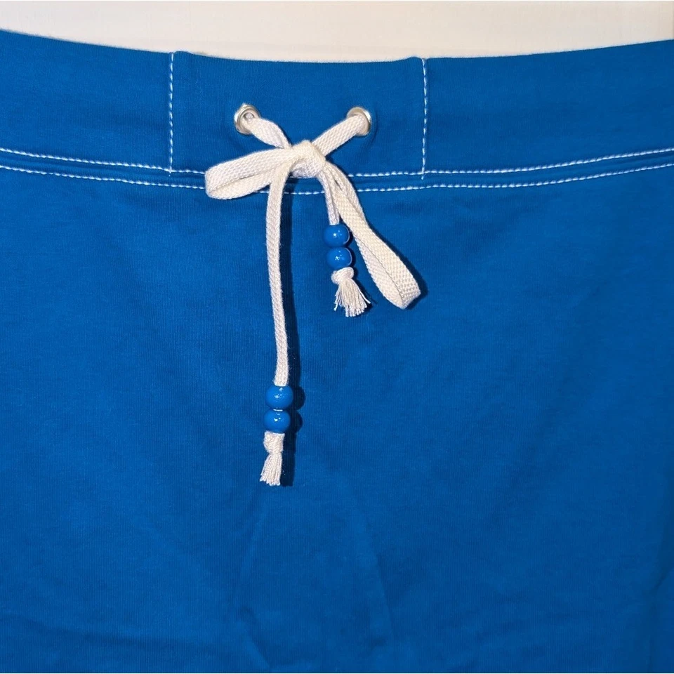 Anne Klein Sport Skort Blue Size XL Skirt Shorts Pull On Drawstring - Imagem 2 de 4