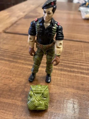 Vintage GI Joe 1985 Flint Incomplete.No Shotgun Or Filecard